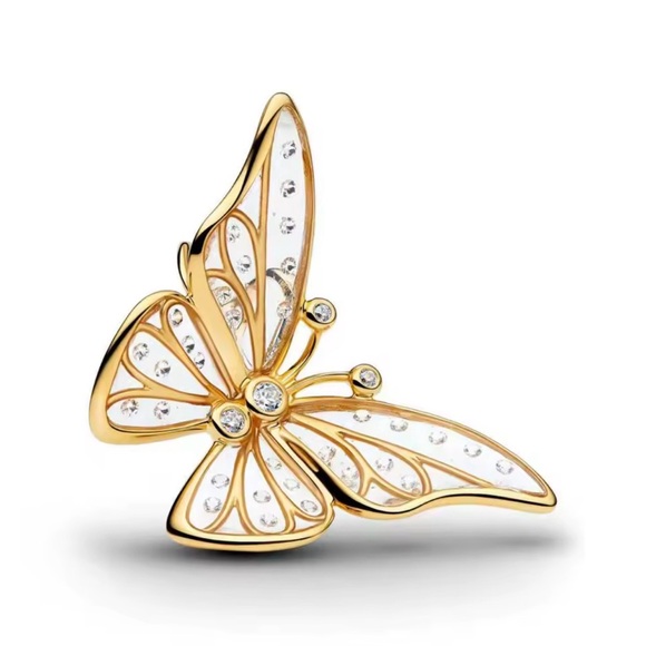 Pandora Jewelry - Stunning Gold Butterfly Pendant/Charm